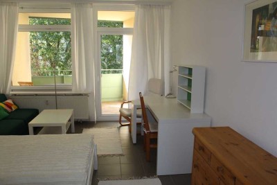 Geschmackvolle, vollständig renovierte 1-Zimmer-Wohnung mit Balkon und EBK in Heidelberg-Rohrbach