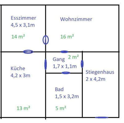 Wohnung für 4 Monate im Winter