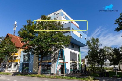 Junge Dachterrassenwohnung mit Loggia und besten Aussichten