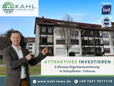 PROVISIONSFREI: Attraktive 2-Zimmer-Dachgeschosswohnung mit TG-Stellplatz in Schopfheim-Fahrnau