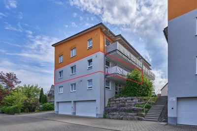 Ansprechende 3,5-Zimmer-Wohnung mit gehobener Innenausstattung sowie Balkon und EBK in Bisingen