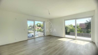 Erstbezug: Neubau-Obergeschosswohnung mit Süd-Balkon im Zentrum von Dörpen!