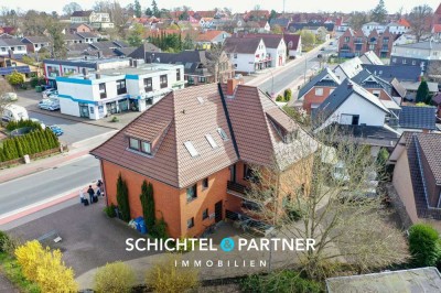 Verden - Achim | Großzügiges Mehrfamilienhaus mit zwei Gewerbeeinheiten, Keller und Stellplätzen