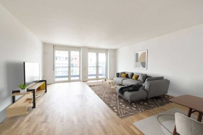 Hochwertige 3-Zimmer Neubauwohnung mit Blick auf den Rhein im 5.OG