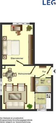 Demnächst frei! 1-Zimmer-Wohnung in Bocholt