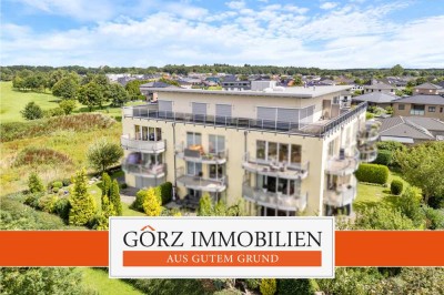 Traumwohnung mit Weitblick ins Grüne - Penthouse-Feeling mit TG-Stellplatz