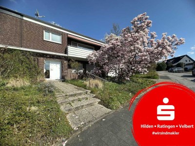 Doppelhaushälfte mit Garten und Garage in Ratingen Homberg-Süd