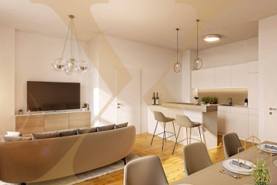 ERSTBEZUG! Hochwertige 2-Zimmer-Wohnung mit attraktivem Balkon im Herzen von Gmunden zu verkaufen!