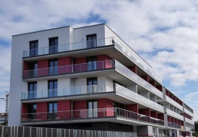 NEUWERTIGE 2 Zimmer-Wohnung, modern mit Einbauküche und Balkon!!!!