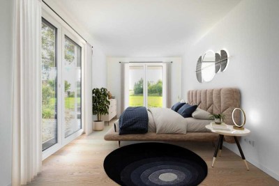 FORMHAUS | Sofort bezugsfertig. 3-Zimmer-Gartenwohnung mit Hobbyraum und zwei Terrassen.