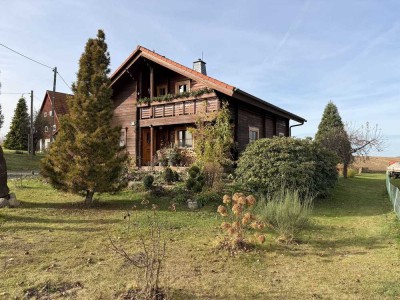 Charmantes Blockhaus mit Kamin – gemütlich, einladend und vielseitig nutzbar