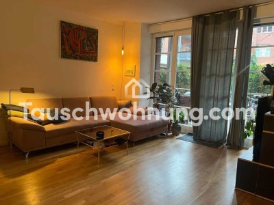 Tauschwohnung: 2 Zi. EG 86qm mit Terrasse in altem Fabrikgelände