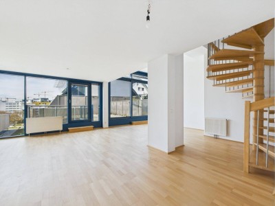 Großzügige 3-Zimmer Maisonettewohnung mit beeindruckender Dachterrasse | 1220 Wien | SPA Bereich im Haus