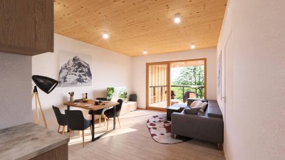 Massivholzbau "Lebensraum Waidach" Piesendorf Haus A
