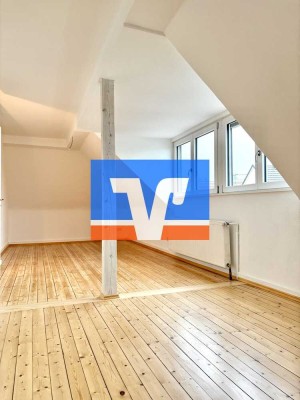 Helle
 2- Zimmer-Dachgeschosswohnung in ruhiger Stadtlage für Singles und Paare