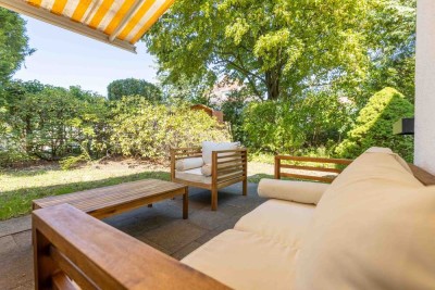 Luxussanierte 3-Zimmer-Wohnung mit Garten und Einbauküche (Eigennutzung oder Kapitalanlage)