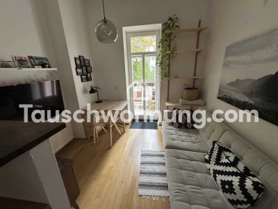 Tauschwohnung: 1,5 Zimmer im Altbau in der Südvorstadt mit Südbalkon