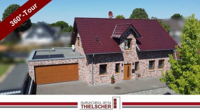 Exklusives Einfamilienhaus mit großer Doppelgarage, schönem Gartenbereich und Smart-Home-Komfort