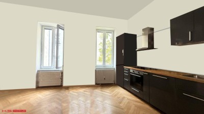 NÄCHST 4. Bez. - FAMILIENGERECHTE RUHIGE ALTBAUWOHNUNG - STILHAUS - 3.OG - 4 Zimmer - HOFLAGE