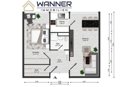 Freie Erdgeschosswohnung in zentraler, ruhiger Lage zwischen Schwanthalerhöhe und Harras!