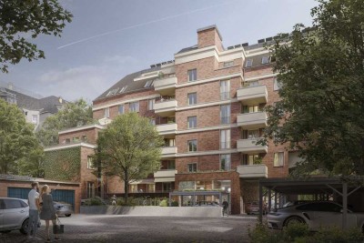 *ERSTBEZUG* Über 220 m² gr. Penthouse-Whg., 3 Terrassen, Maisonette, Blick zum Wasser, in Schleußig