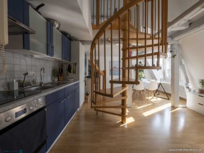Romantische 2,5 Zi. Wohnung plus Galeriezimmer im Zentrum von Radolfzell - möbliert ab sofort