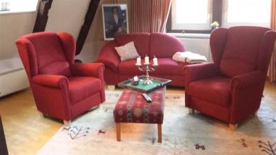teilmöblierte Wohnung im Dachgeschoss im ältesten Kaufmannhaus der Hansestadt