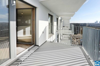 Sonnwendviertel: 4-Zimmer-Wohnung mit Balkon im 6. OG – Fitnessraum, Co-Working &amp; Rooftop-Terrasse inklusive!