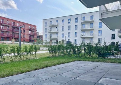 1/2 MONAT MIETFREI* Hannover Kronsrode Neubau: EBK, Terrasse m. kl. Garten, Fußbodenhzg, Lift, TG