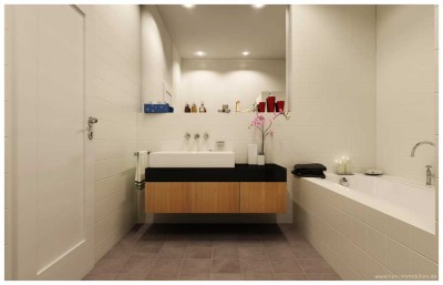 Eberswalde: ERSTBEZUG im LUXUS Neubau: 1-Zi mit 20 m² und Balkon ab 2026 BEZUGSBEREIT