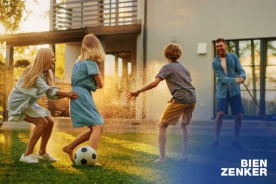 Fußballspielen mit den Kids - quality time im eignem Heim