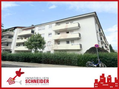 IMMOBILIEN SCHNEIDER - Moosach - schönes 1 Zimmer Appartement mit West-Balkon und Einbauküche