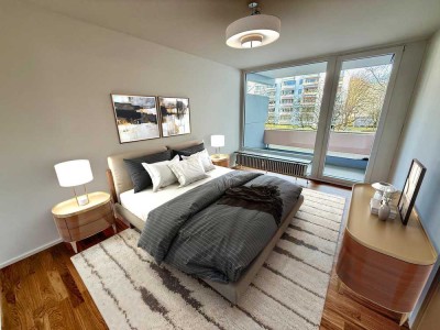 Kernsanierte und lichtdurchflutete 2,5 Zimmer Wohnung auf Neubauniveau