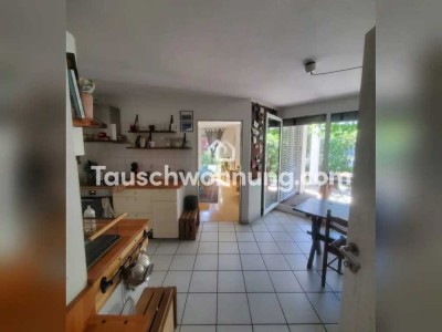 Tauschwohnung: Helle 2 Raum Wohnung in Merzhausen mit Terrasse gegen 3 Raum