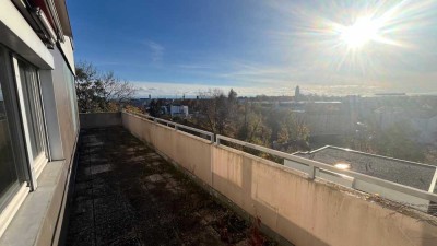 FREISINGS WAHRZEICHEN IM BLICK!!! Große 4-Zimmer-Penthouse-Wohnung in ruhiger Lage