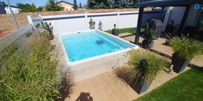 WIE NEU ! Exklusives Reiheneckhaus TOP Ausstattung inkl. mit POOL in idyllischer Ruhelage – Perfekt für Paare &amp; Familien, VOLLAUSSTATTUNG !