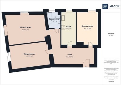 Charmante 3-Zimmer-Wohnung im Herzen von Augsburg Klinkerberg