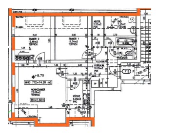 3-Zimmer-Wohnung, Top 12