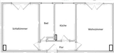 Exklusive, modernisierte 2-Raum-Wohnung in Frankfurt am Main