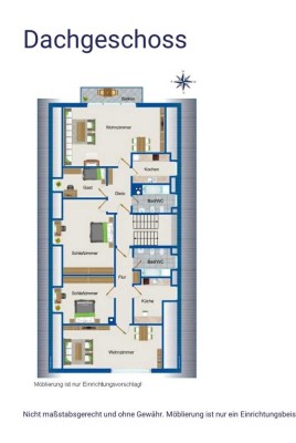 Helle 3-Zimmer Dachgeschosswohnung mit Balkon in Perlach