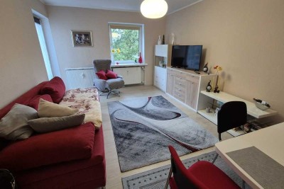 2-Zimmer-Wohnung mit Balkon und Blick ins Grüne