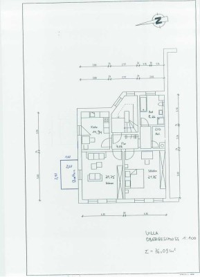 Ruhige Wohnung mit zwei Zimmern sowie Balkon und Einbauküche in Döbeln