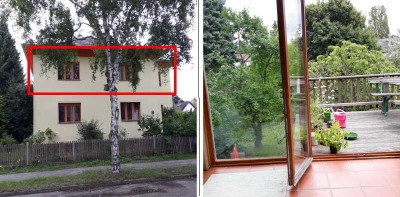Schöne helle 4,5 Zimmer  Eigentumswohnung mit großem Grundstück in ruhiger Seitenlage von privat