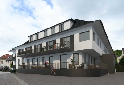 Exklusive 2-Zimmer-Wohnung im Untergeschoss mit offenem Wohnkonzept.