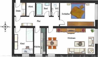 3-Zimmer Wohnung in Top Lage
