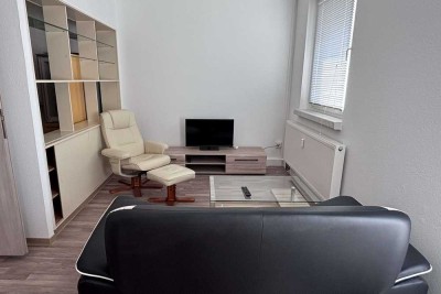 Möblierte 2-Raum-Wohnung mit Terrasse