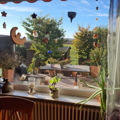 Reserviert - Reihenmittelhaus in Heßheim mit unverbaubarer Feldrandlage