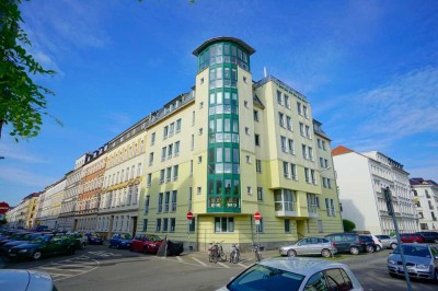 Vermietete Kapitalanlage mit Balkon und Aufzug im beliebten Schleußig