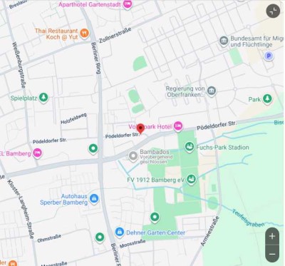 Freundliche und gepflegte 3-Zimmer-EG-Wohnung in Bamberg