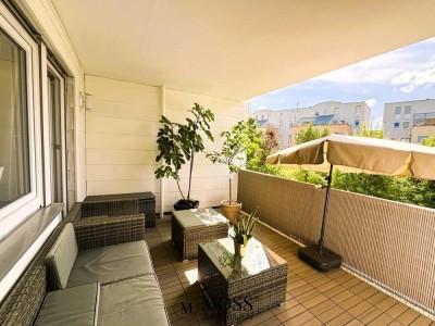 Ihr neues Zuhause: Lichtdurchflutete 3,5-Zi.-Wohnung mit Balkon & Garage in ruhiger Lage Bietigheim!